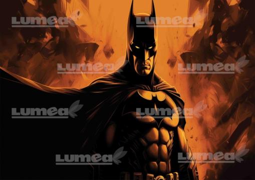 Imagine comestibila tort din Zahar Batman eroic - Lumea