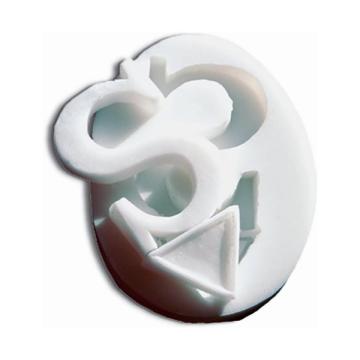 Mulaj silicon litera S - SilikoMart