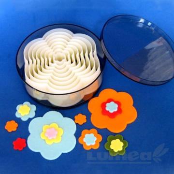 Set decupatoare flori, 8 bucati - Lumea