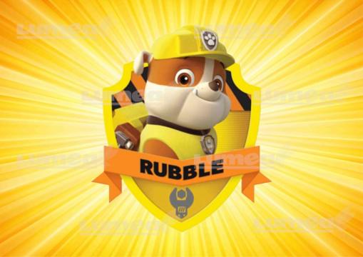 Vafa tort Paw Patrol Rubble - Lumea de la Lumea Basmelor International Srl