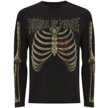 Tricou maneca lunga Oficial Cradle Of Filth Skeleton