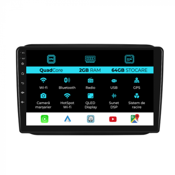 Navigatie android dedicata Skoda Fabia (2007-2014), 10 inch de la Nav Store