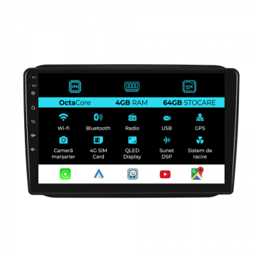 Navigatie android dedicata Skoda Fabia (2007-2014), 10 inch de la Nav Store