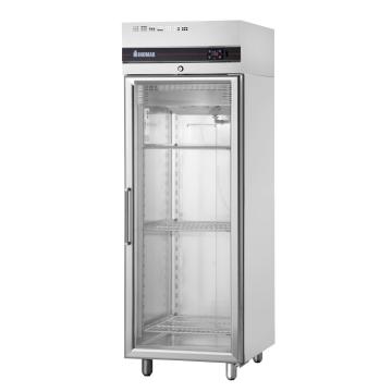 Frigider inox vertical cu 1 usa sticla Inomak Grecia de la Clever Services SRL