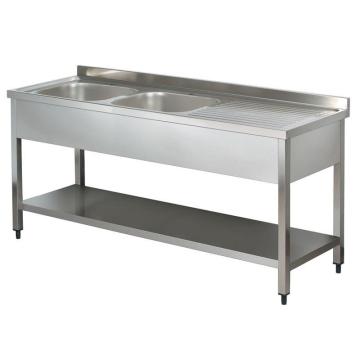 Spalator inox 2 cuve cu picurator 1400x700x850 mm de la Clever Services SRL