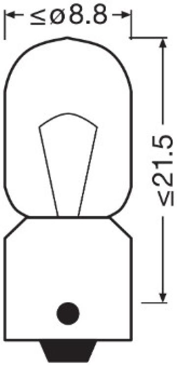 Set 2 becuri 12V T4W original blister Osram de la Auto Care Store Srl