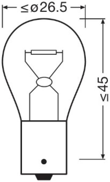 Set 2 becuri 12V P21W Ultra Life blister Osram de la Auto Care Store Srl