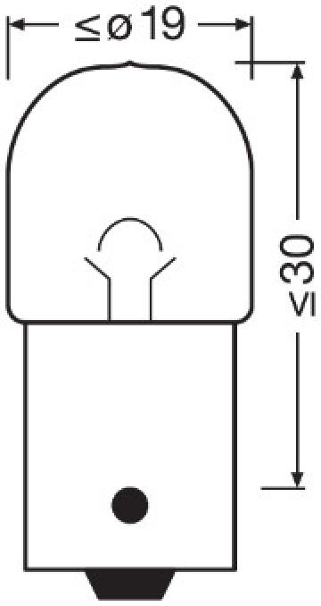 Set 2 becuri 12V R10W original blister Osram de la Auto Care Store Srl