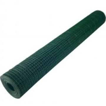 Plasa plastic verde 10x10mm / 1x25m