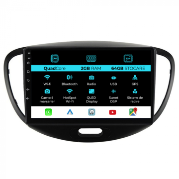 Navigatie Dedicata Hyundai I10 (2007 - 2013), 9Inch, 2Gb Ram