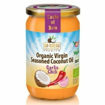 Ulei de cocos cu usturoi si chilli bio 190ml Dr. Goerg de la Supermarket Pentru Tine Srl
