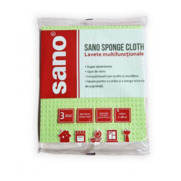Lavete multifunctionale, Sano, 3 buc