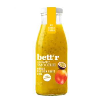 Smoothie cu mango, frunctul pasiunii si chia bio 250ml Bettr de la Supermarket Pentru Tine Srl