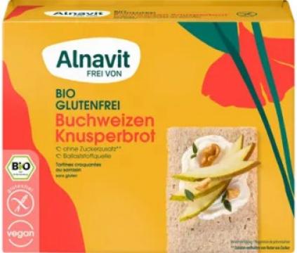 Crispbread (painici) din hrisca bio 150g Alnavit