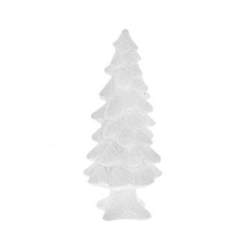 Brad cu sclipici alb 9.5cm