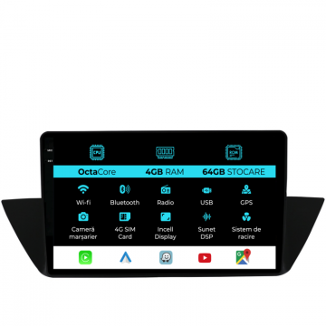 Navigatie dedicata BMW X1 E84 (2009-2015) Incell 10inch, 4Gb