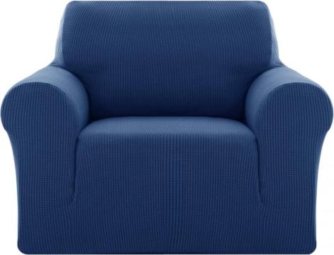 Husa elastica fotoliu 80x120 cm albastru inchis de la Molifag Srl