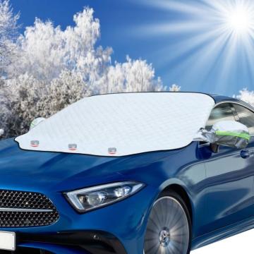 Husa groasa protectie parbriz vara iarna, fixare magneti de la Molifag Srl