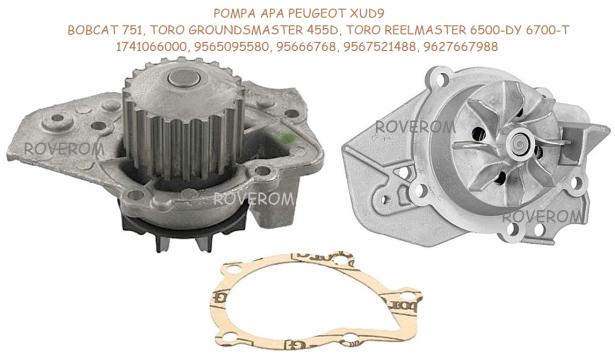 Poma apa Bobcat 751, Toro (motor Peugeot XUD9) de la Roverom Srl