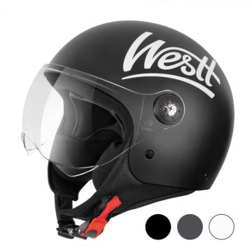 Casca protectie moped neagra marimea M de la Molifag Srl