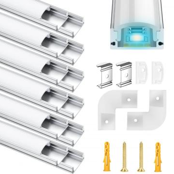 Canal de aluminiu pentru banda led 12m
