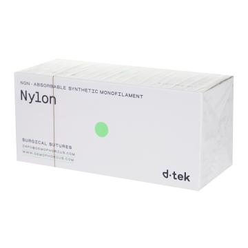 Fir sutura D-tek, Nylon cu ac triunghiular/rotund - 12 buc de la Medaz Life Consum Srl