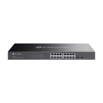 Switch 16 porturi RJ45 Gigabit, 2 x SFP Gigabit de la Big IT Solutions