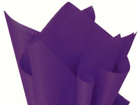 Hartie de matase, 50x75cm, violet, 20coli/set