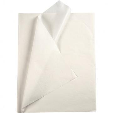 Set 20 buc, hartie de matase, 50x75cm, alb