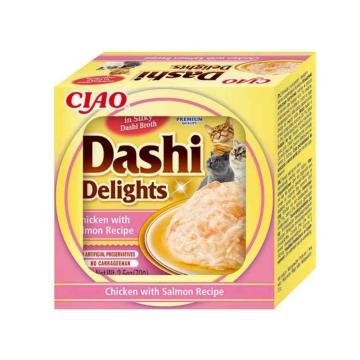 Hrana Churu pisici supa Dashi Delights de pui cu somon de la Club4Paws Srl