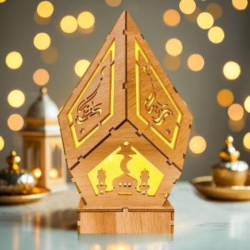 Lampa de masa in stil islamic alimentata cu baterii de la Molifag Srl