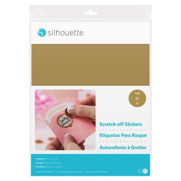 Autocolant Scratch-Off - auriu Silhouette de la R&A Line Trade SRL