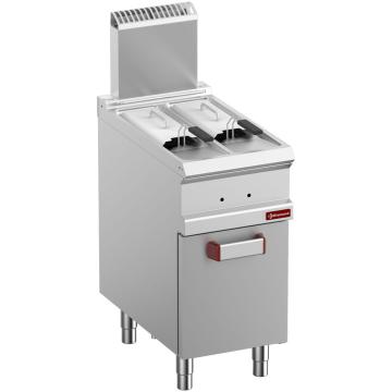 Friteuza electrica Gaz Fryer 2 Tanks 7 litri pe dulap de la Clever Services SRL
