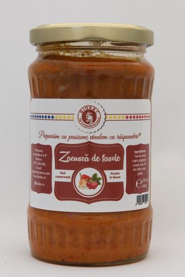 Zacusca de fasole 314ml/350gr de la Keka Srl