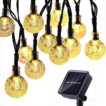 Ghirlanda luminoasa solara - glob cu 50 LED-uri lumina