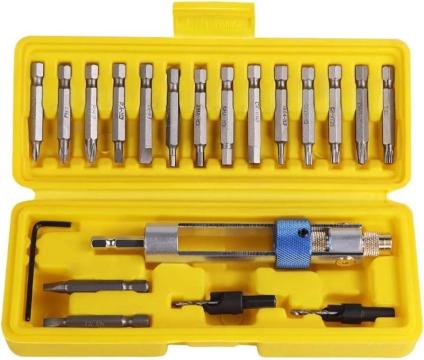 Set biti si adaptor bormasina cu 20 piese Half Time Drill de la Startreduceri Exclusive Online Srl - Magazin Online Pentru C