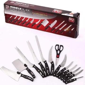 Set de 13 cutite pentru bucatarie Miracle Blade World Class de la Startreduceri Exclusive Online Srl - Magazin Online Pentru C