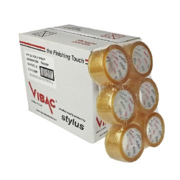 Banda adeziva solvent transparenta Vibac 48x66 m de la Legolas Srl.