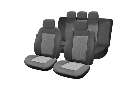 Set huse scaun lux negru UMB2