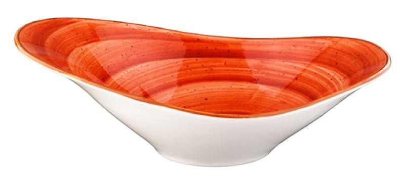 Bol din portelan Bonna Terracota 27x19cm 750ml