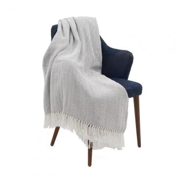 Cuvertura pled 200x220 cm Zag grey de la Eve Nasia S.r.l