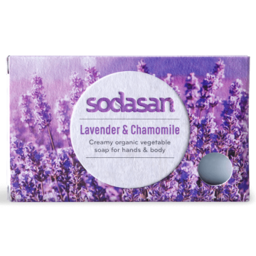 Sapun crema bio lavanda si musetel 100g Sodasan