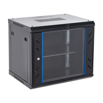 Rack perete 9U 19 600x450, negru, - Asytech de la Big IT Solutions