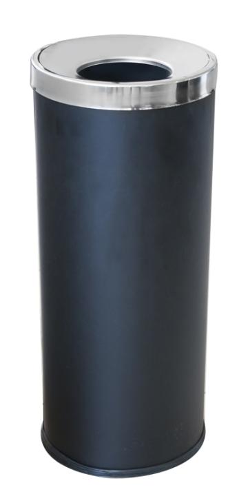 Cos gunoi metalic cu galeata 25xh61cm negru Raki Icikala de la Kalina Textile SRL