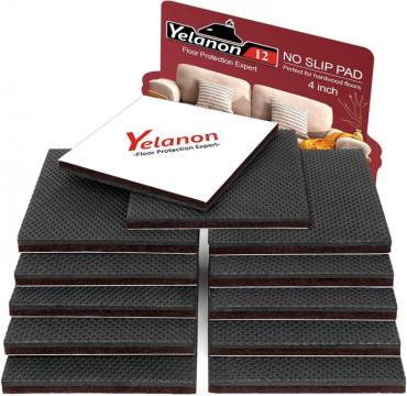 Protectii antialunecare pentru mobila 12 bucati, 10x10 cm