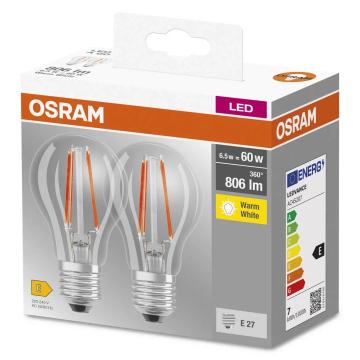 Becuri LED Osram Base Classic A, E27, 6.5W (60W) de la Eve Nasia S.r.l