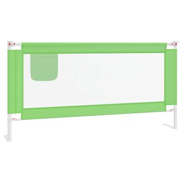 Balustrada de protectie pat copii, verde, 180x25
