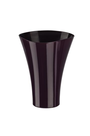 Ghiveci Fala plastic, 17x21,5cm, violet inchis