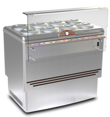 Vitrina pentru gelaterie Dolce Vita Luxe 8 de la Horecons Profesional Srl