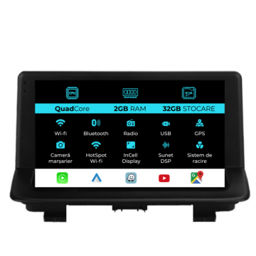 Navigatie dedicata Audi Q3 (2011-2018), 9 inch, 2Gb Ram